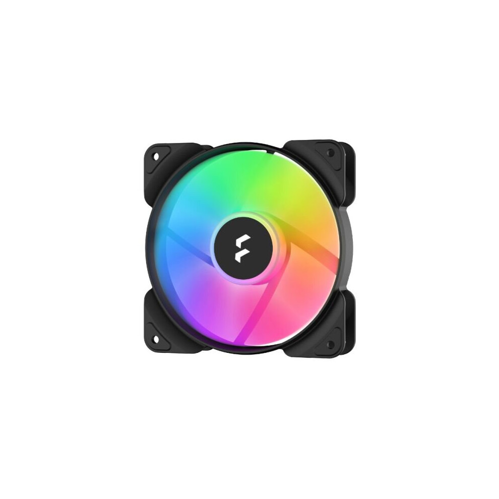 Fractal Design Aspect 12 12Cm Rgb Pwm Case Fan, Rifle Bearing, Supports Chaining, Aerodynamic Stator Struts, 500-2000 Rpm, Frame Black 7340172703327