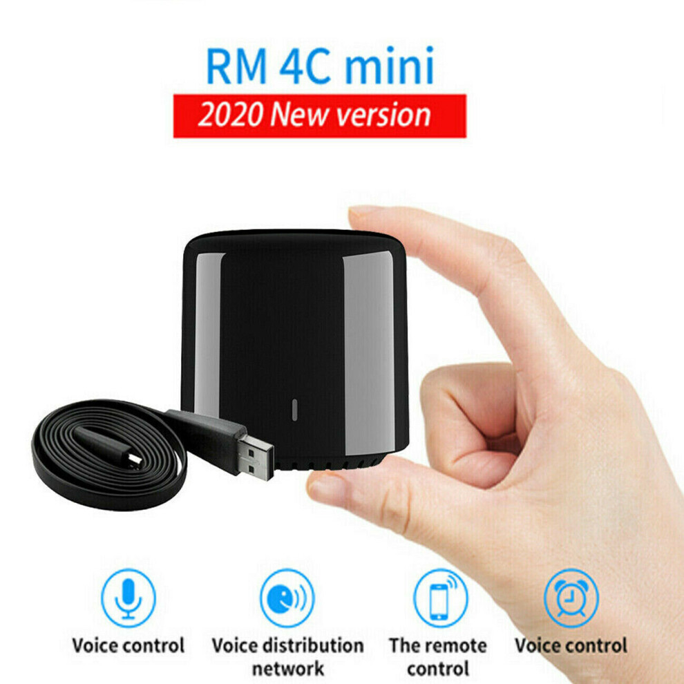 RM4C Mini Universal 4G WIFI IR Remote Controller Timer APP Voice Smart Control