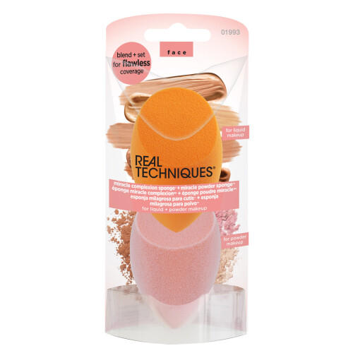 Real Techniques (2 u) MIRACLE COMPLEXION esponja pack