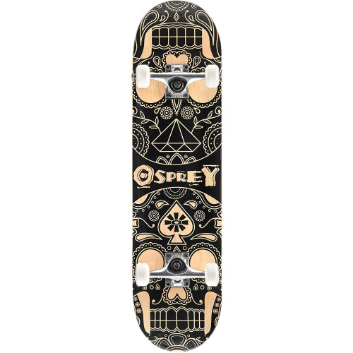Osprey Europe Osprey Double Kick Skateboard 31" - Candy Skull