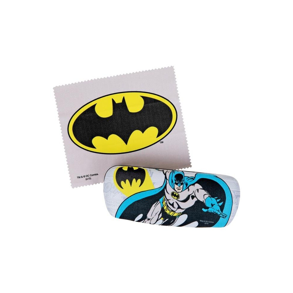 Batman 821822 Batman Symbol & Character Glasses Case with Cleaning Cloth