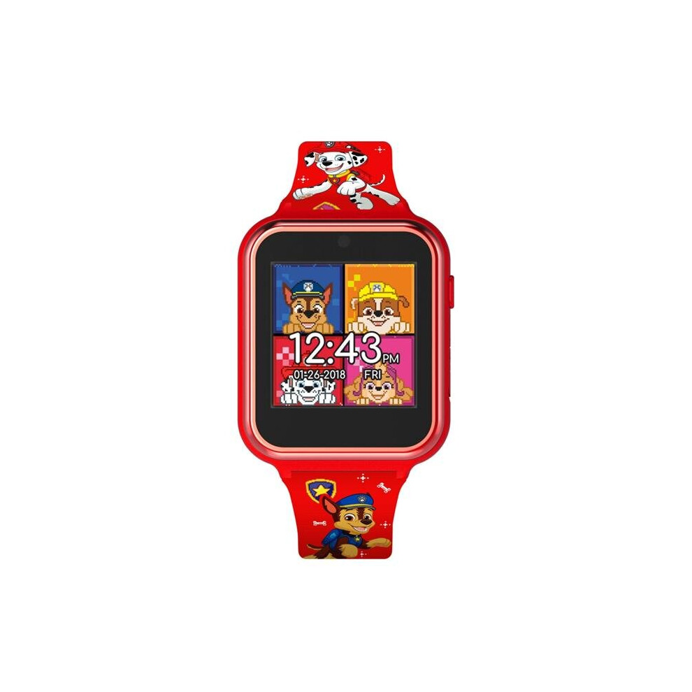 Paw Patrol 817899 Paw Patrol Accutime Interactive Kids Watch, Red