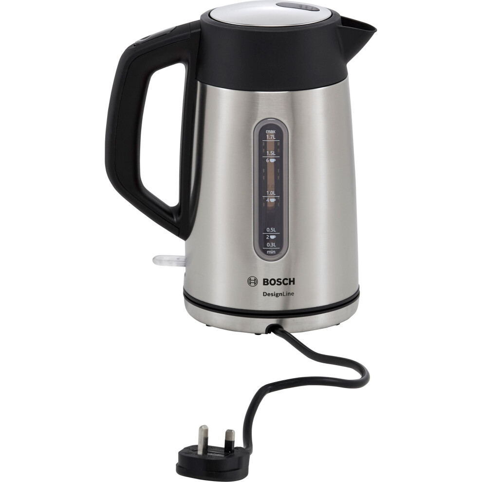 New Bosch Designline Twk4p440gb Kettle - Silver
