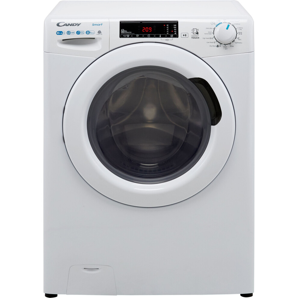 Candy Smart Pro CSW4106TE/1 10Kg / 6Kg Washer Dryer with 1400 rpm - White