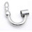 Cock and Ball Ring with Anal Beads, Solid Steel 1