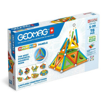 Geomag Supercolor Panels 78 Pieces 100 % Recycled Plastics