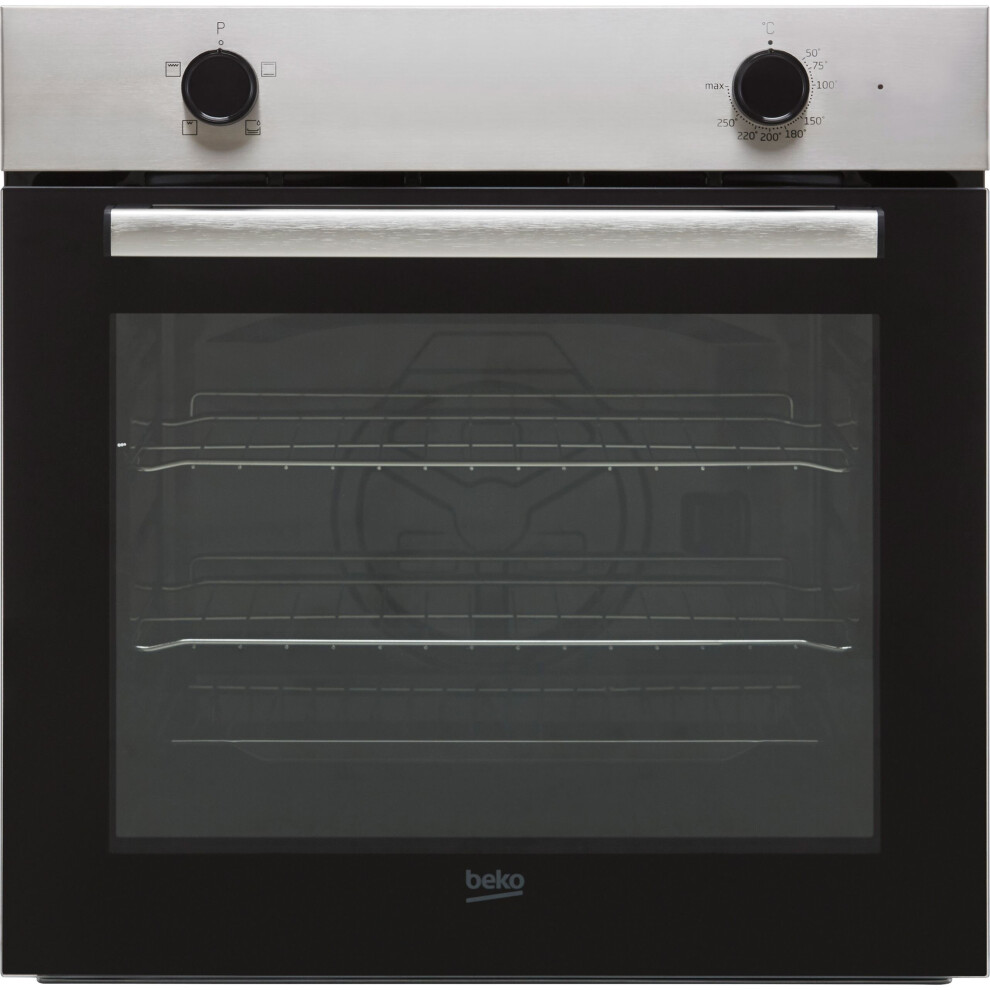 Beko BBRIC21000X Built In Electric Single Oven - Stainless Steel