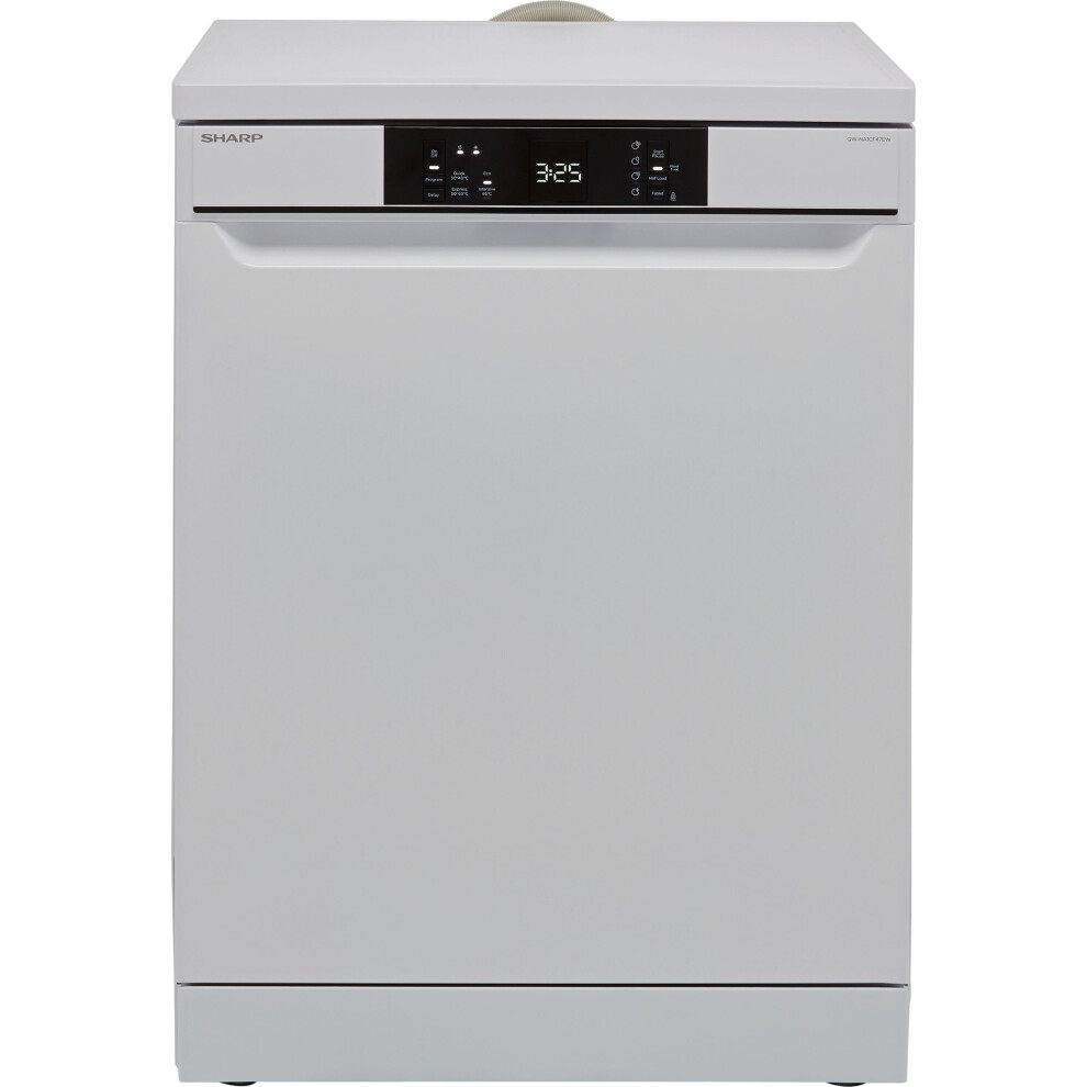 Sharp QW-NA1CF47EW-EN Standard Dishwasher - White