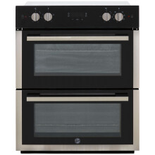 Hoover H-OVEN 300 HO7DC3UB308BI Built Under Electric Double Oven - Black / Stainless Steel