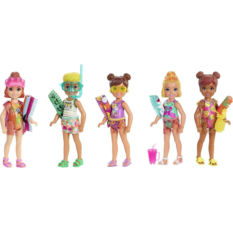 Barbie Chelsea Colour Reveal Sand And Sea Doll Assortment