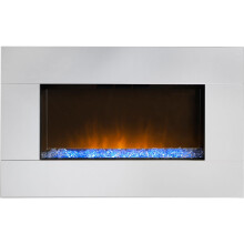 Dimplex Diamantique DIAM14E Pebble Bed Wall Mounted Fire With Remote Control - Mirror Glass