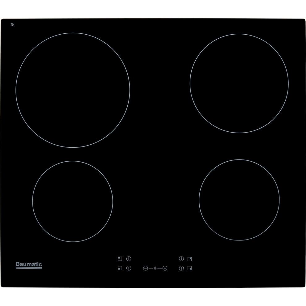 Baumatic BHIC605 59cm Ceramic Hob - Black