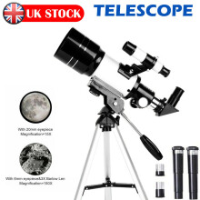 150X Astronomical Telescope F30070 Zoom HD Outdoor Monocular with Tripod 70mm UK