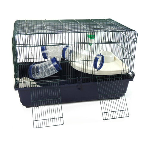 Little-Friends Rat Syrian Hamster Cage 80cm With Accessories Tubes - Mamble
