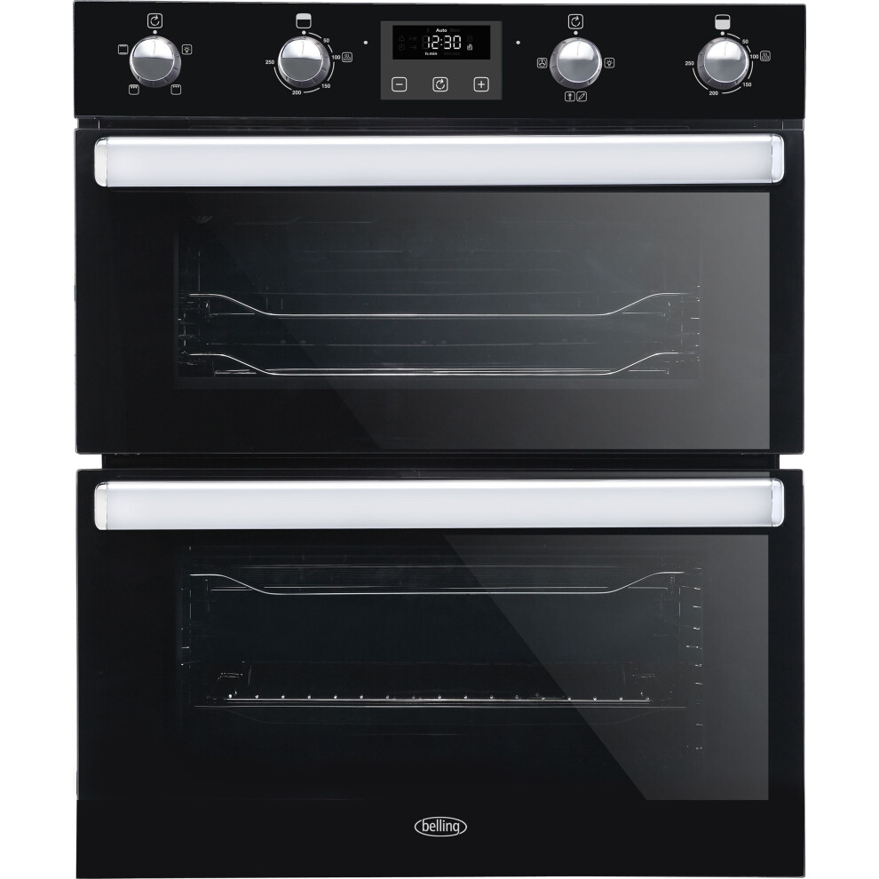 Belling BI702FPCT Built Under Electric Double Oven - Black