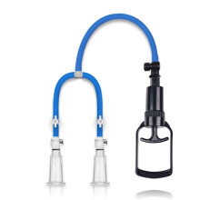 Clitoris Nipple Pump Medical Grade Enhancement System with Double Cylinder Nipple Breast Pumps