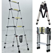 (4+5 Step Telescopic Ladder) Multi-Purpose Aluminium Portable Telescopic Ladder