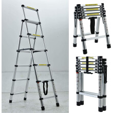 (5+6 Step Telescopic Ladder) Multi-Purpose Aluminium Portable Telescopic Ladder