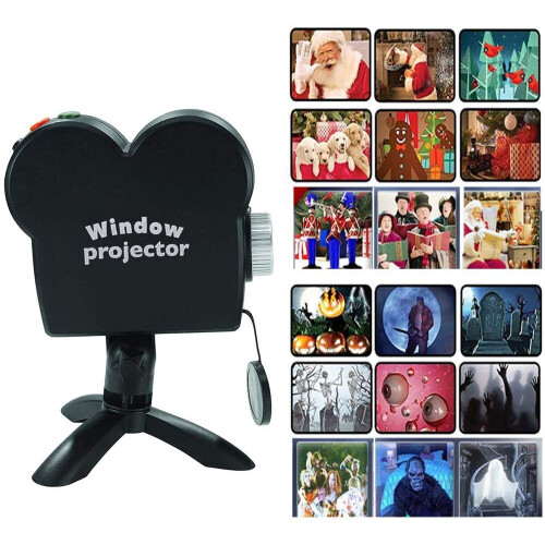 Proyector de ventanas para Halloween y Navidad 1