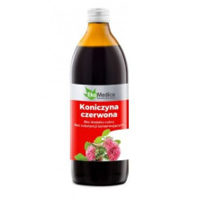 EkaMedica Koniczyna Czerwona - sok 500 ml, łagodzi objawy menopauzy, wspiera krążenie i gęstość kości