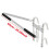 ("I" Shaped Stand Off) Multi-Purpose Aluminium Portable Telescopic Ladder 2