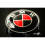 modifix_co_uk BMW BLACK RED Badge Emblem Front / Rear 82mm 74mm 6