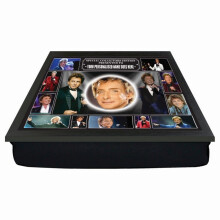 Personalised Icon Legend Manilow Cushion Lap Tray Gift