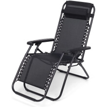 Zero Gravity Garden Patio Textoline Reclining Sun Lounger Chair
