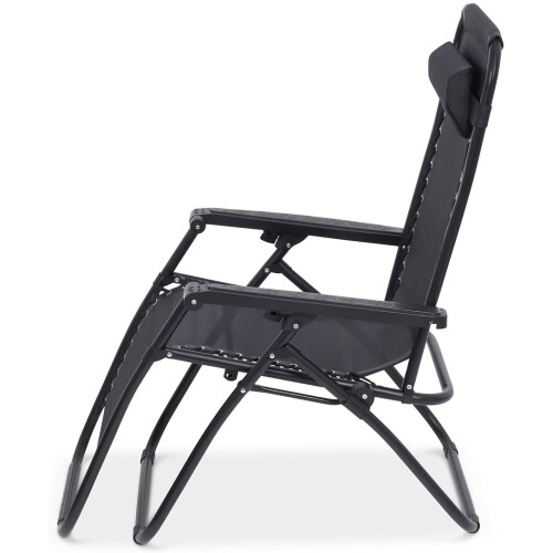 Zero Gravity Garden Patio Textoline Reclining Sun Lounger Chair 1