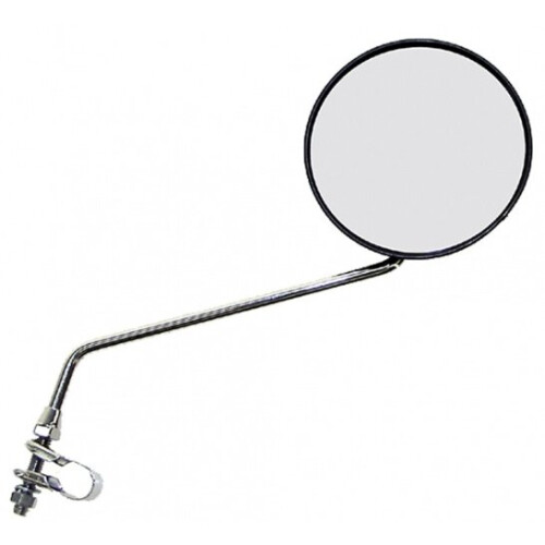 Moped/Cycle Mirror 105 X 300 Mm Black/Silver 1 Piece