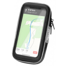 Waterproof mobile phone holder for bicycle