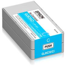 EPSON Cartouche GJIC5 - Cyan - Pour Colorworks GP-C831 et GP-M831