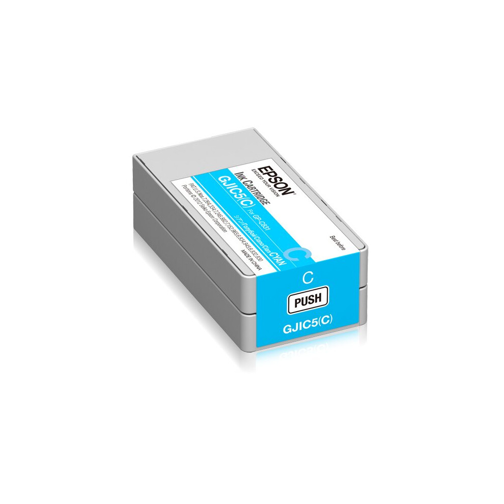 Original Epson GJIC5(C) Cyan Ink Cartridge (C13S020564) - Image 6