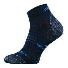 (43-45, Schwarz) Comodo - Comodo - Coolmax Laufsocken für Sommer | Gepolsterte Kurze Sport Socken Schwarz