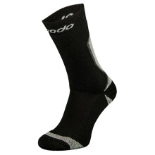 (39-42, Schwarz) Comodo - COMODO - Herren und Damen Wandersocken Merinowolle | Funktionssocken Gepolstert