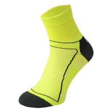 (43-45, Neon Gelb) Comodo - COMODO - Herren und Damen Atmungsaktiv Fahrradsocken Kurz mit Bunt Neon Farbe