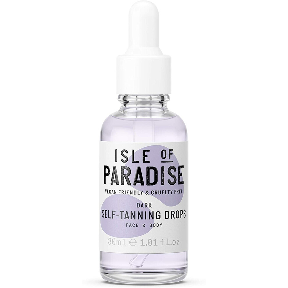 Isle Of Paradise Self-Tanning Drops 30Ml Dark