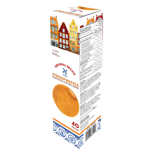 Le Chic Stroopwafels With Caramel  Patissier Pack of 40