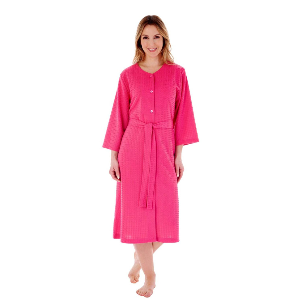 (Raspberry, XLarge) Slenderella HC3302 Women's Raspberry Dressing Gown