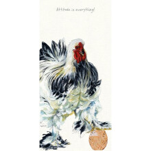 Brahma Chicken Little Dog Laughed Greeting Card Blank Inside Any Occasion
