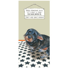 It's Only A Dog Little Dog Laughed RSPCA Charity Greeting Card Blank Inside
