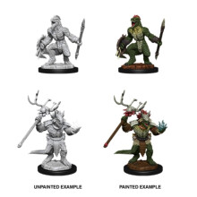 D&D Nolzur's Marvelous Unpainted Miniatures (W12) Lizardfolk & Lizardfolk Shaman - Board Game