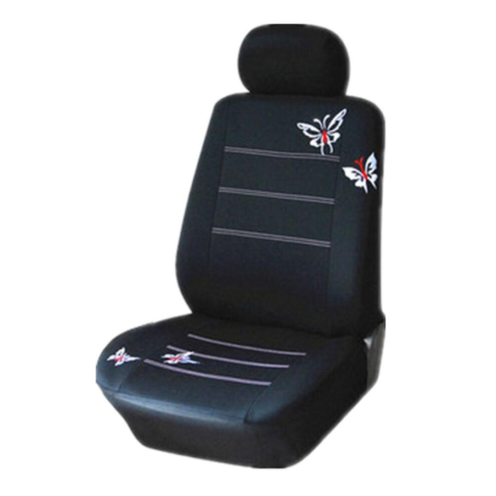 (1 Pc) Universal Butterflies Butterflypattern Embroidered Car Seat Cover 3654657575953