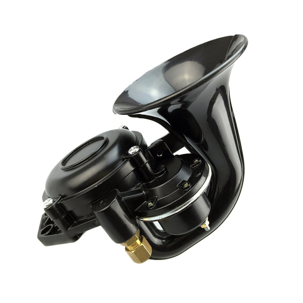 12V/24V 120Db Loud Single Trumpet Snail Air Horn Siren Waterproof Speaker Universal 3654657568917