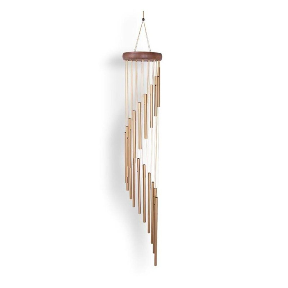 (Gold) 35inch 18-Bar Classic Rotating Wind Chime