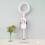 (White) 8 Inch Desktop LED Fill Ring Light Kit Set 3000K-6500K Adjustable Brightness Portable 4