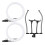 10 Inch/26cm Bi-color Dimmable Dual Selfie Ring Video Light Kit 8