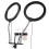 10 Inch/26cm Bi-color Dimmable Dual Selfie Ring Video Light Kit 4