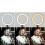 20cm Bi-color Dimmable Tabletop LED Ring Light Kit 5