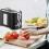(White) Toasters 2 Slice Bread Toasters Household Toaster Toast Machine 12